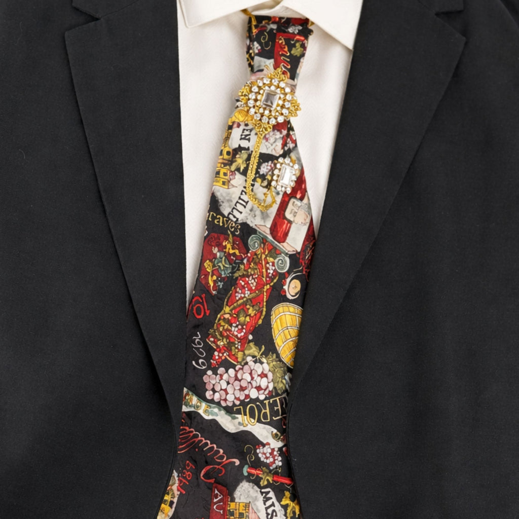 Boxed Wine Necktie Necklace