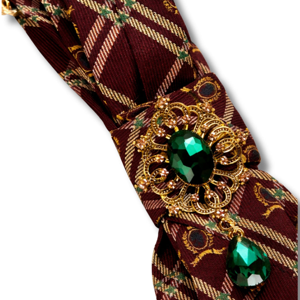 Emerald City Necktie Necklace