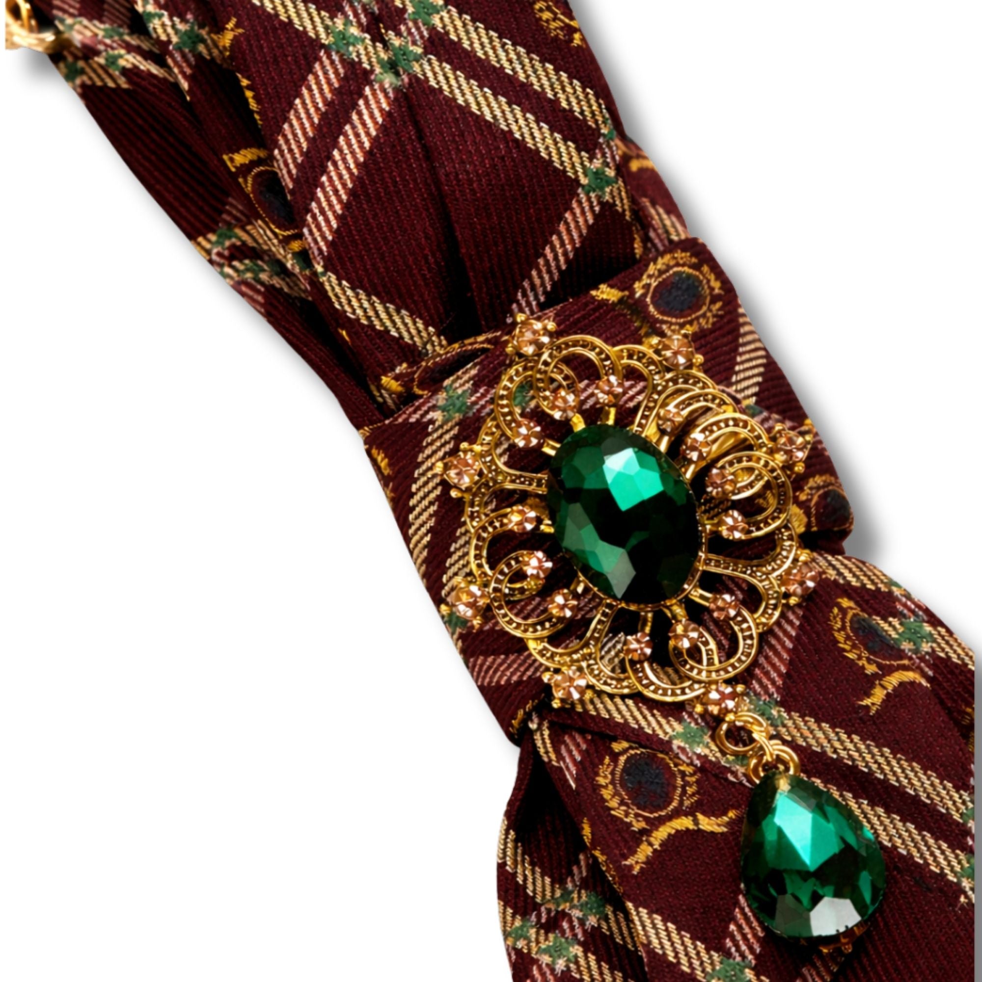 Emerald City Necktie Necklace