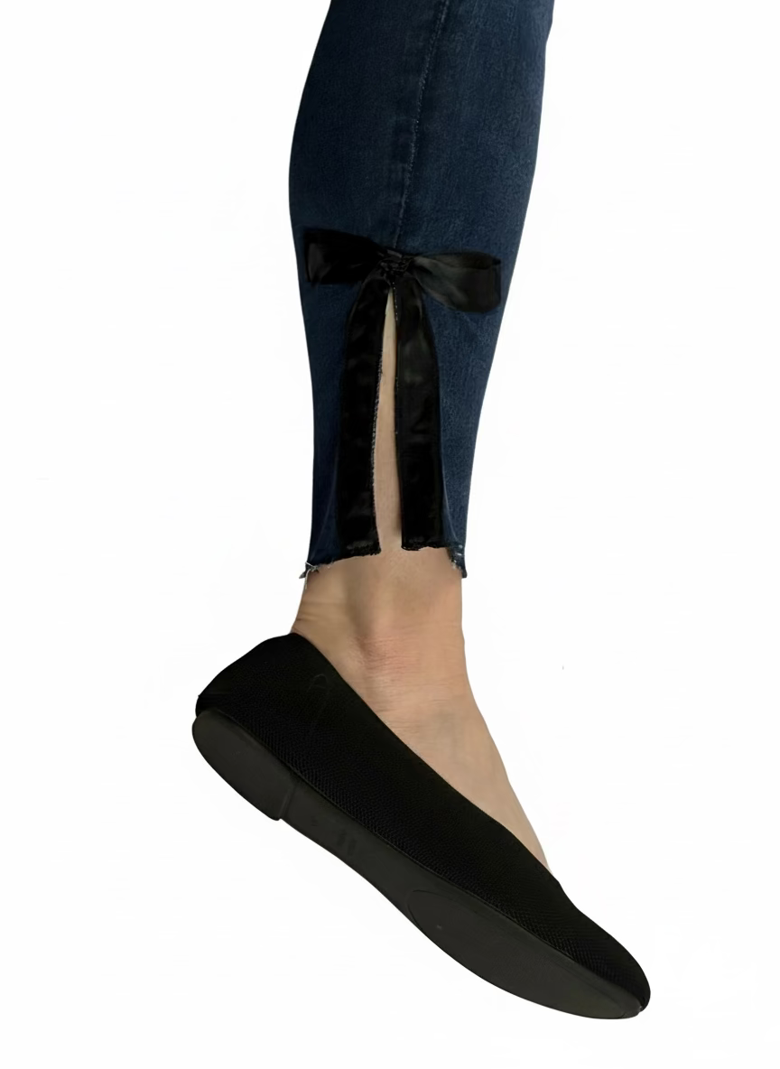 Black Bow Jeans