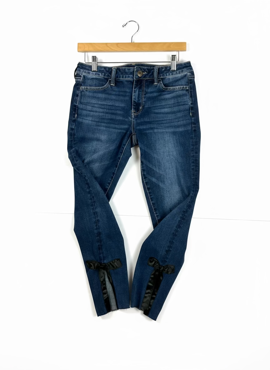Black Bow Jeans