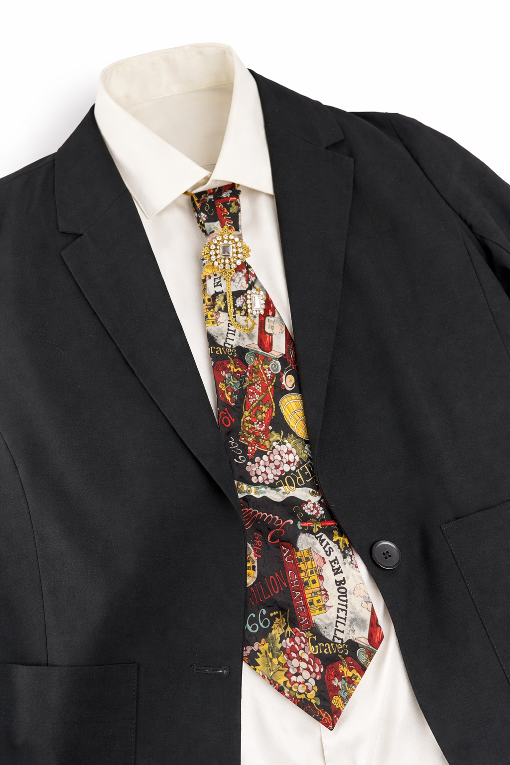 Boxed Wine Necktie Necklace