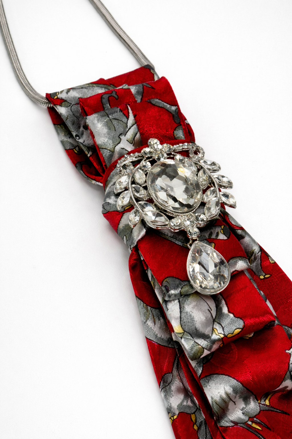 Elephant in the Room Necktie Necklace