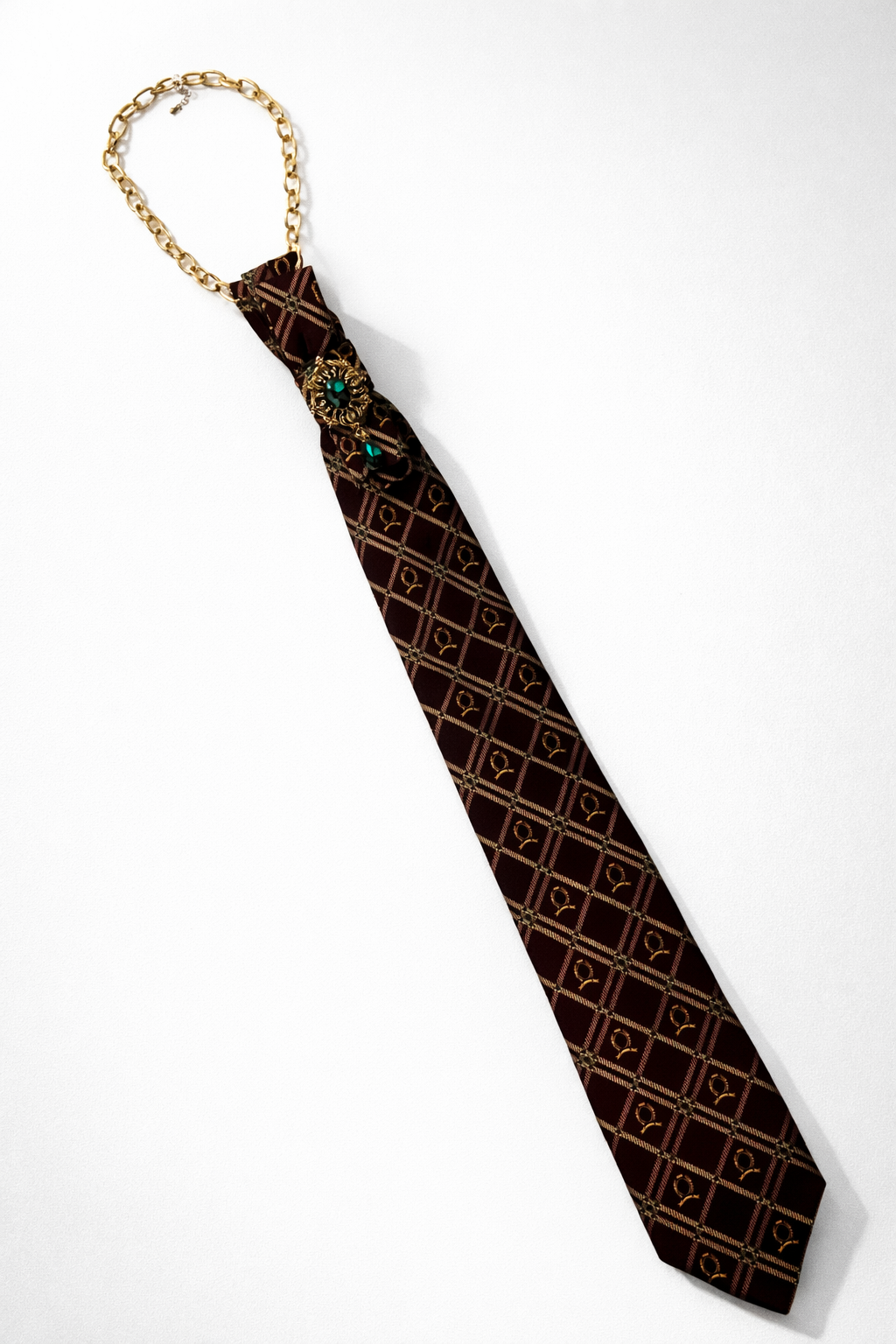 Emerald City Necktie Necklace