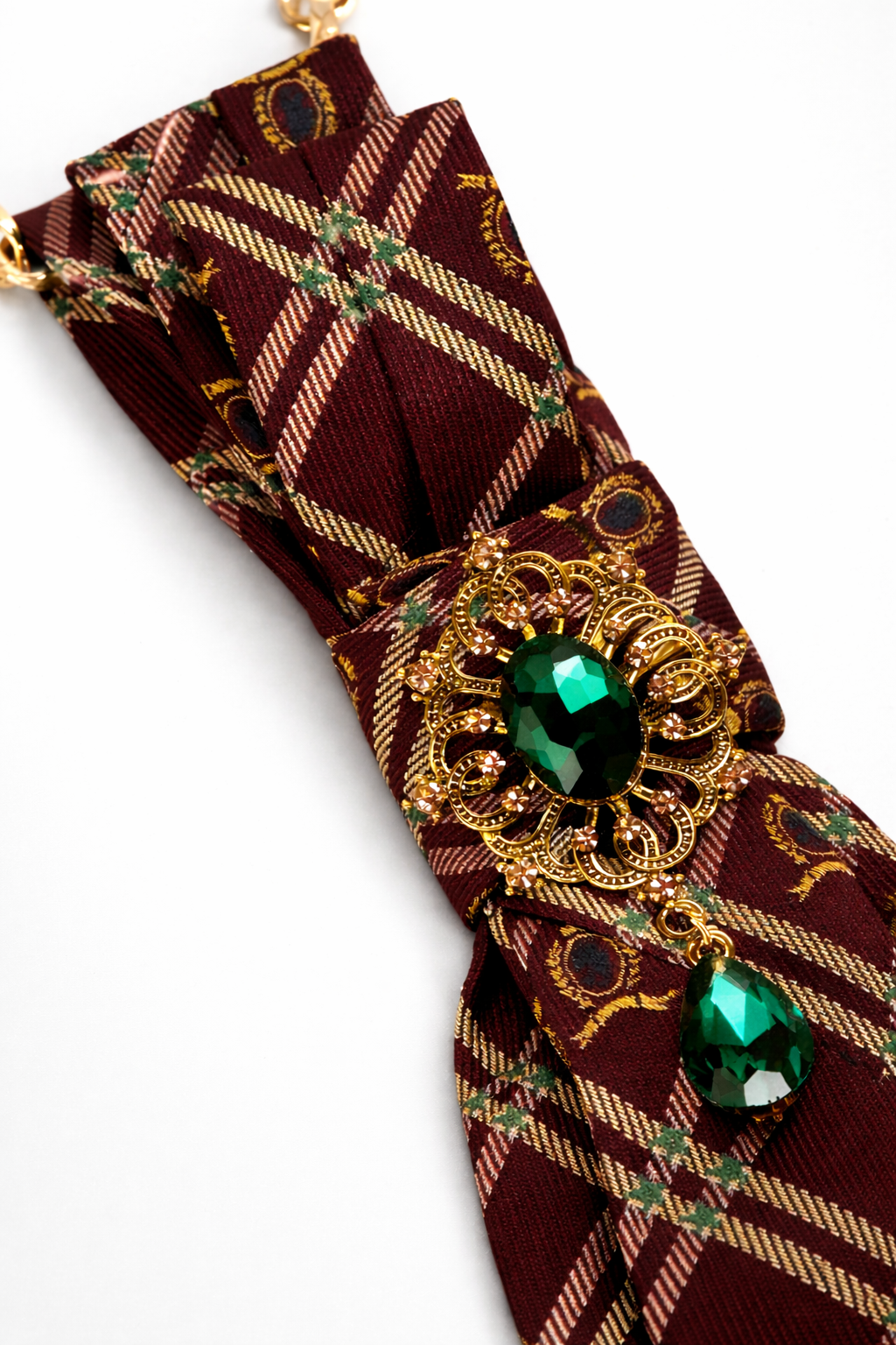 Emerald City Necktie Necklace