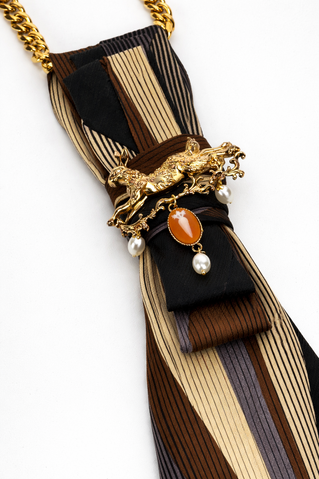 Storybook but Make it Sharp Necktie Necklace