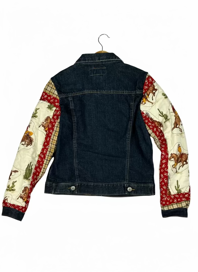 Quilted Cowboy Jean Jacket