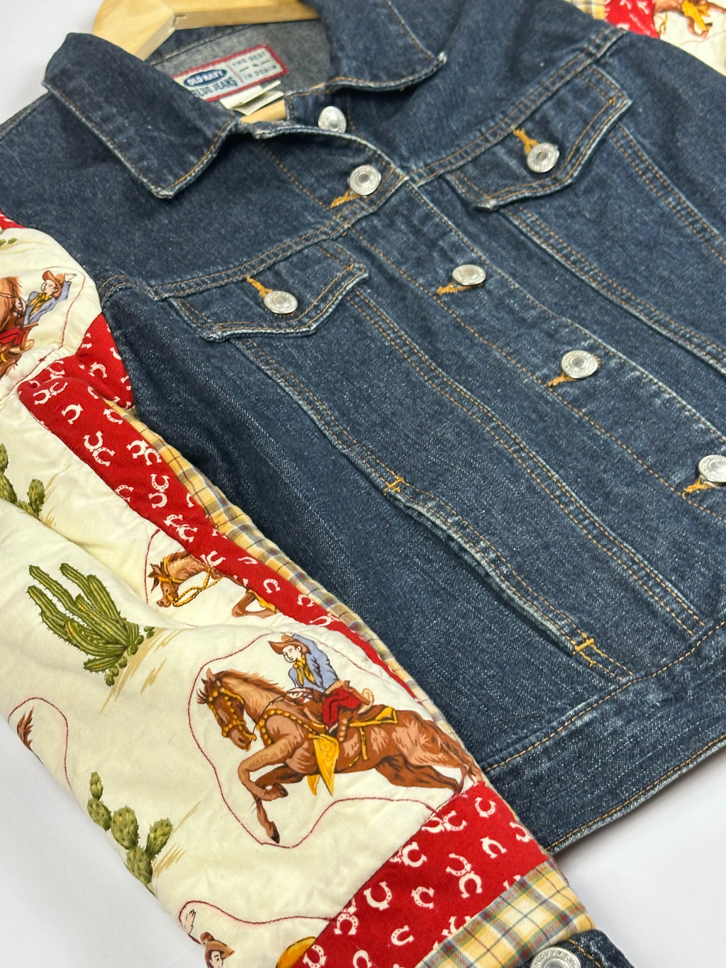Quilted Cowboy Jean Jacket
