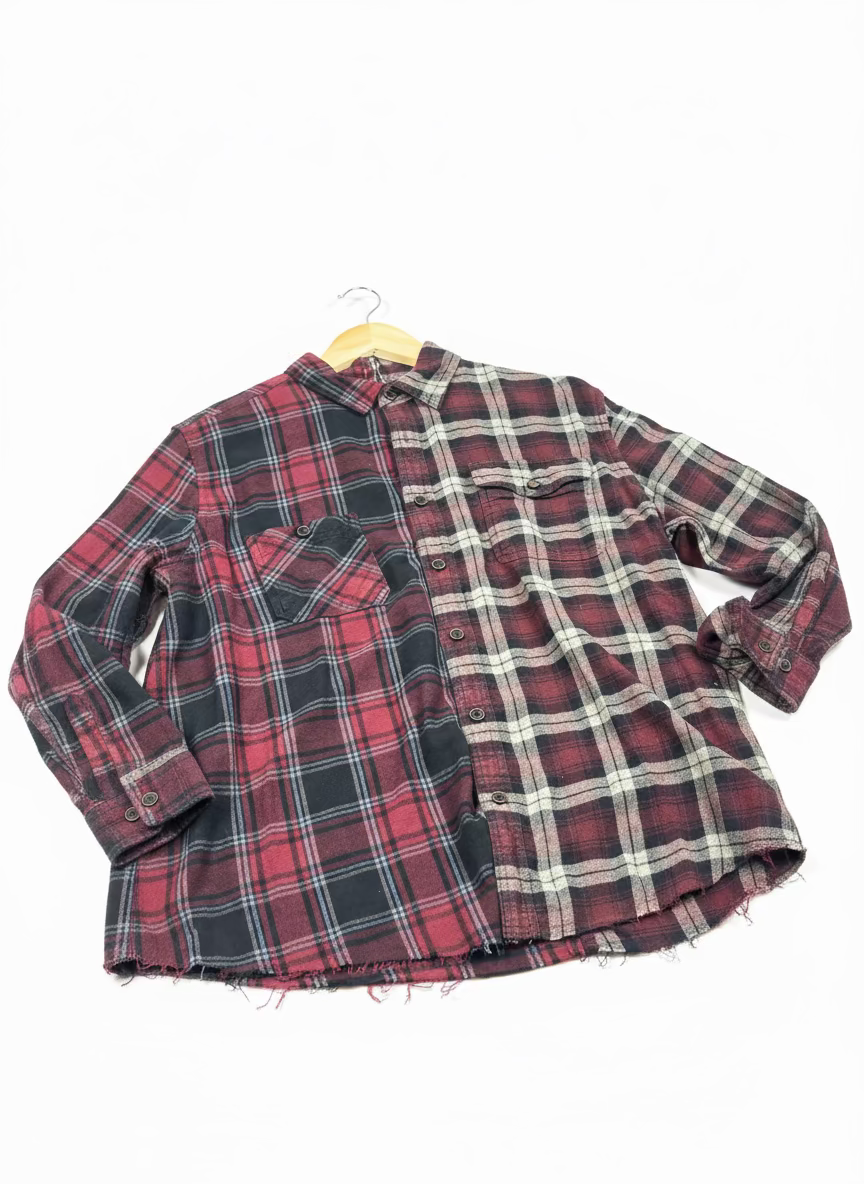 Red Gray Plaid