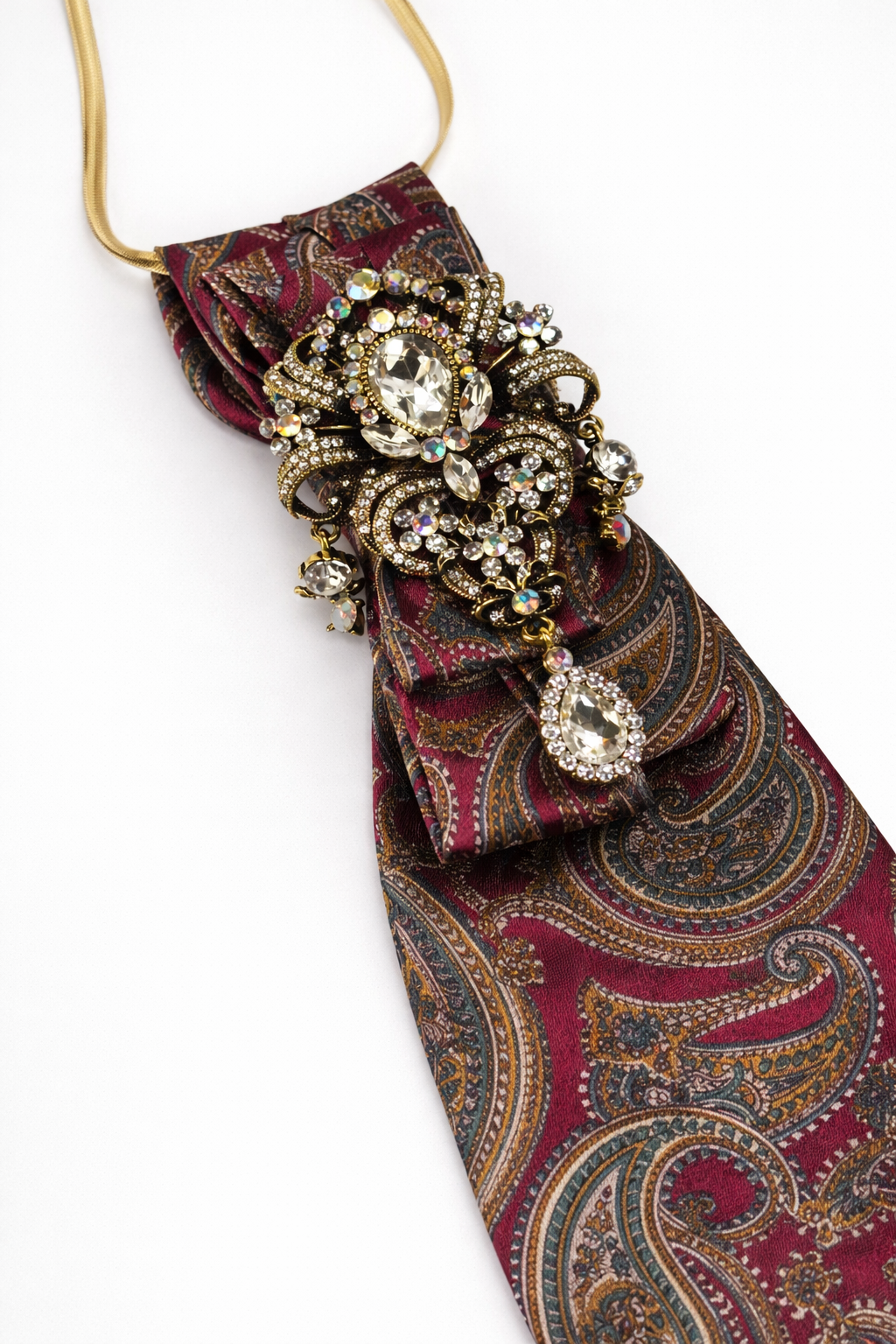 The Queen Necktie Necklace