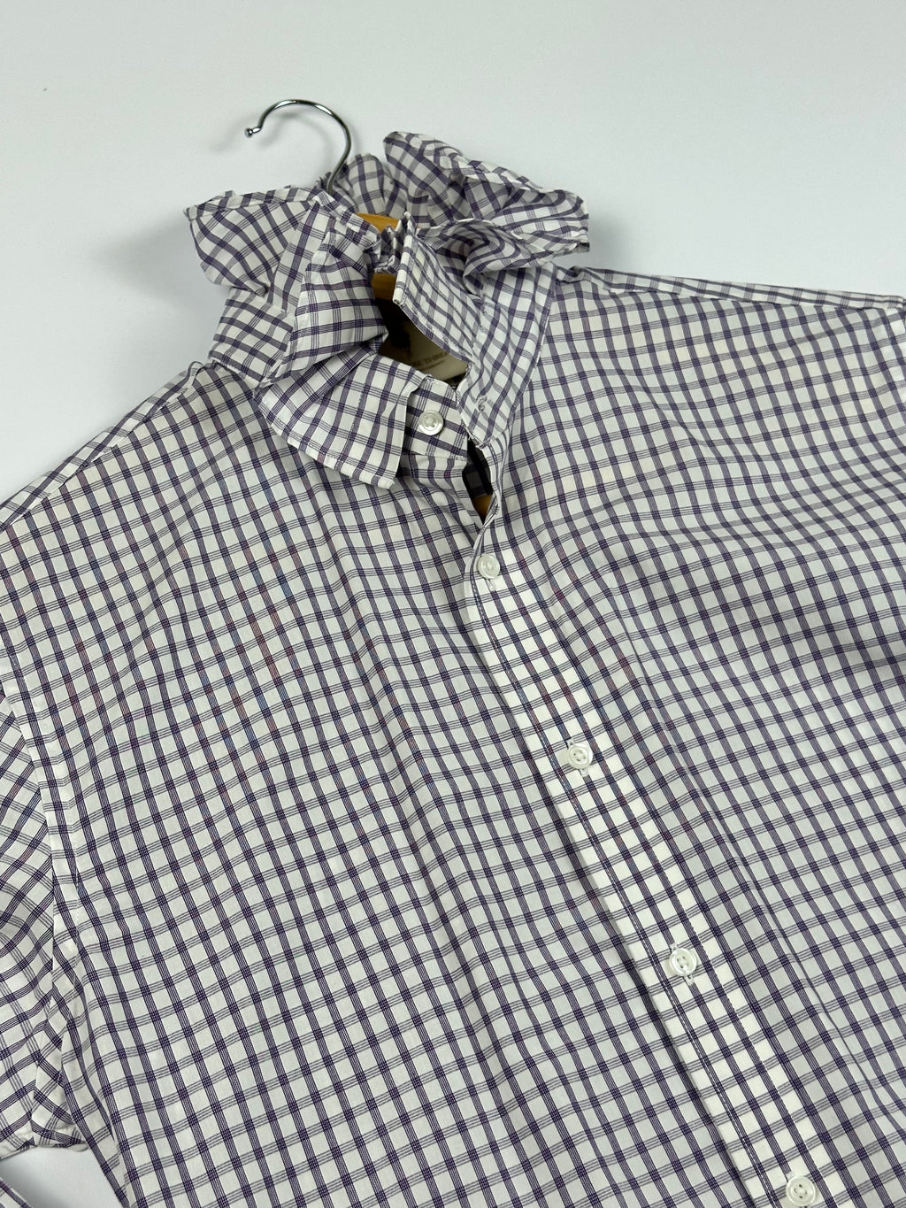 Purple & White Checkered