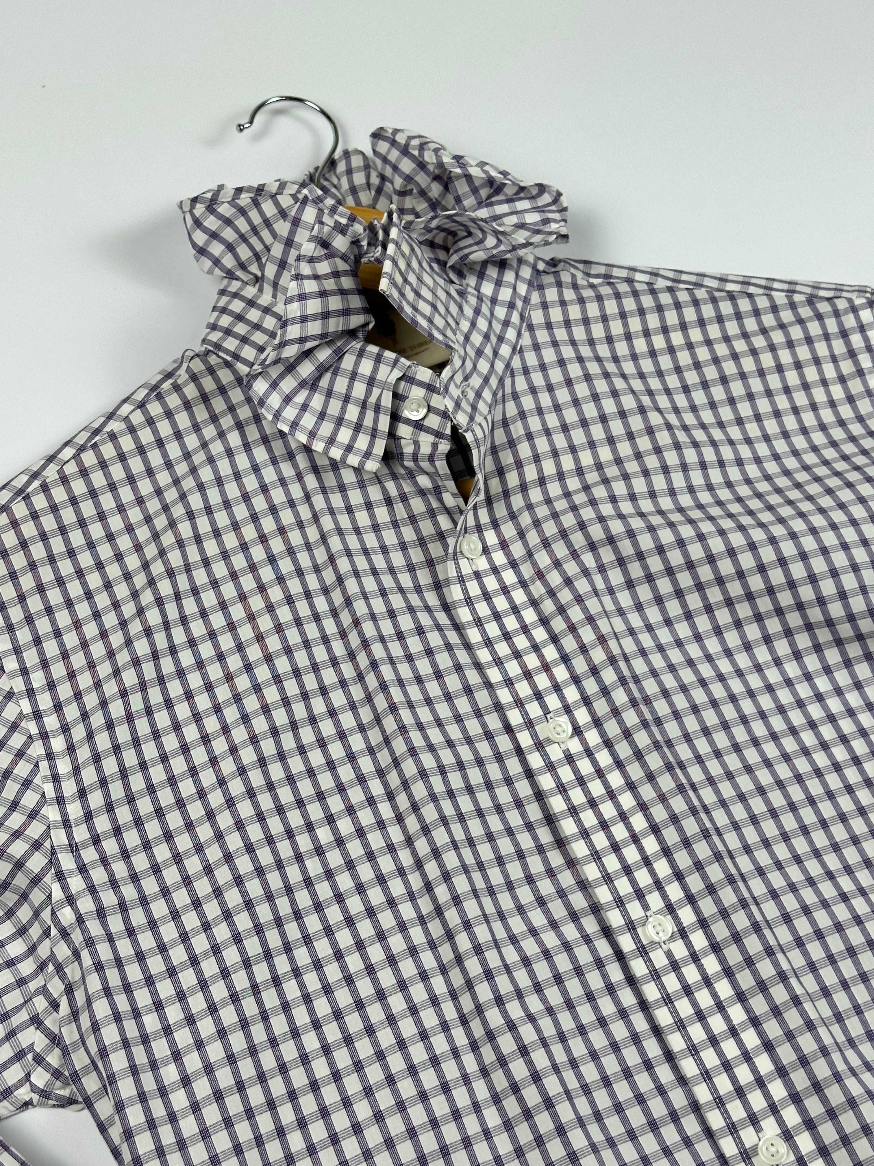 Purple & White Checkered